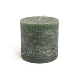 Simon Pearce Rasteli Hunter Green Pillar Candle