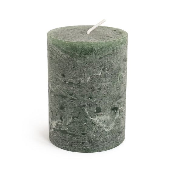 Simon Pearce Rasteli Hunter Green Pillar Candle