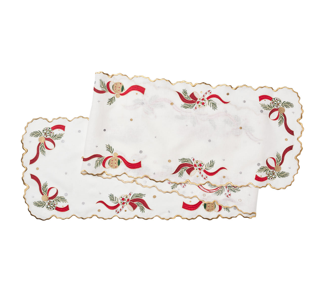 Kim Seybert Tinsel Bow Runner