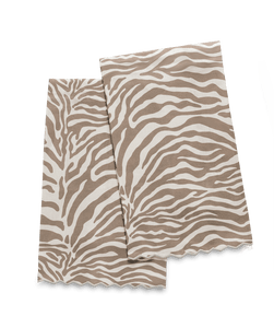 Matouk Regine Linen Guest Towels S/2