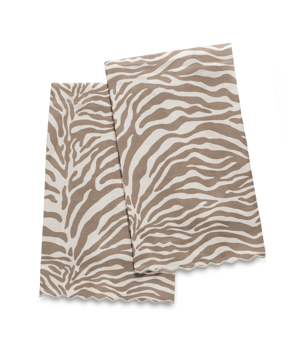 Matouk Regine Linen Guest Towels S/2
