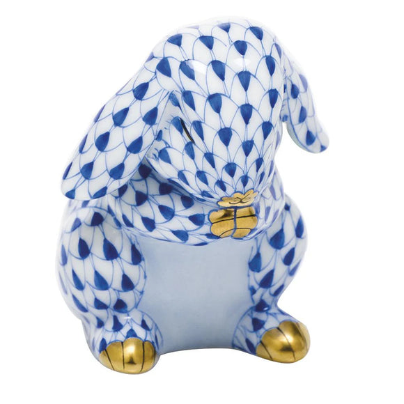 Herend Praying Bunny - Sapphire