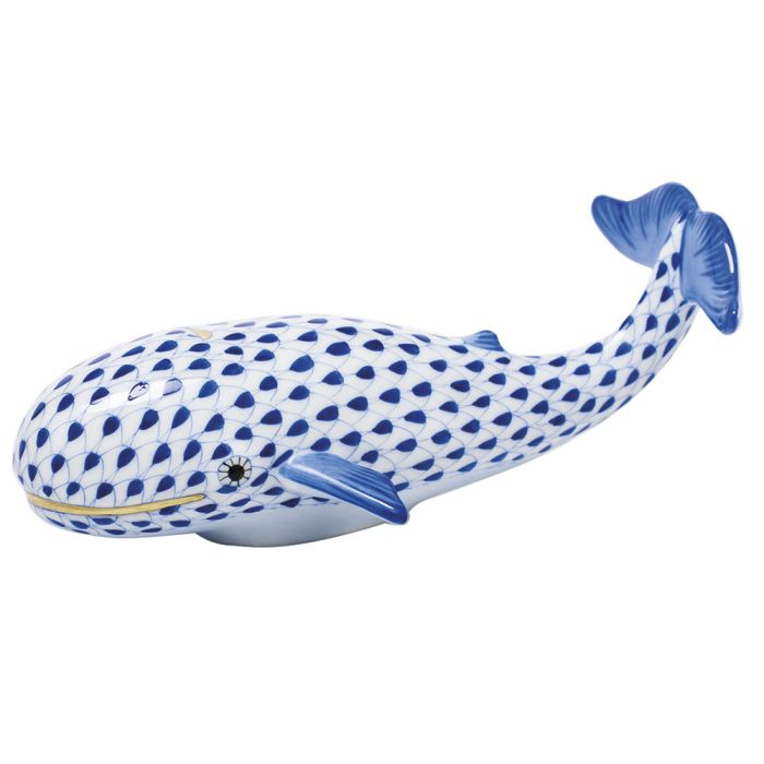 Herend Whale Blue