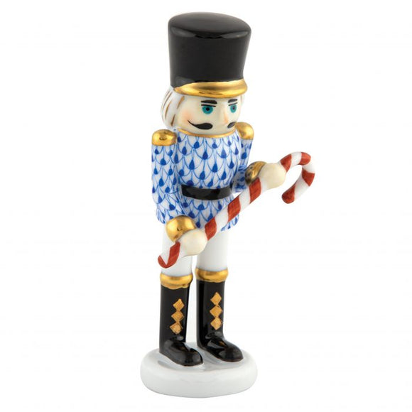 Herend Small Nutcracker w/ Candy Cane