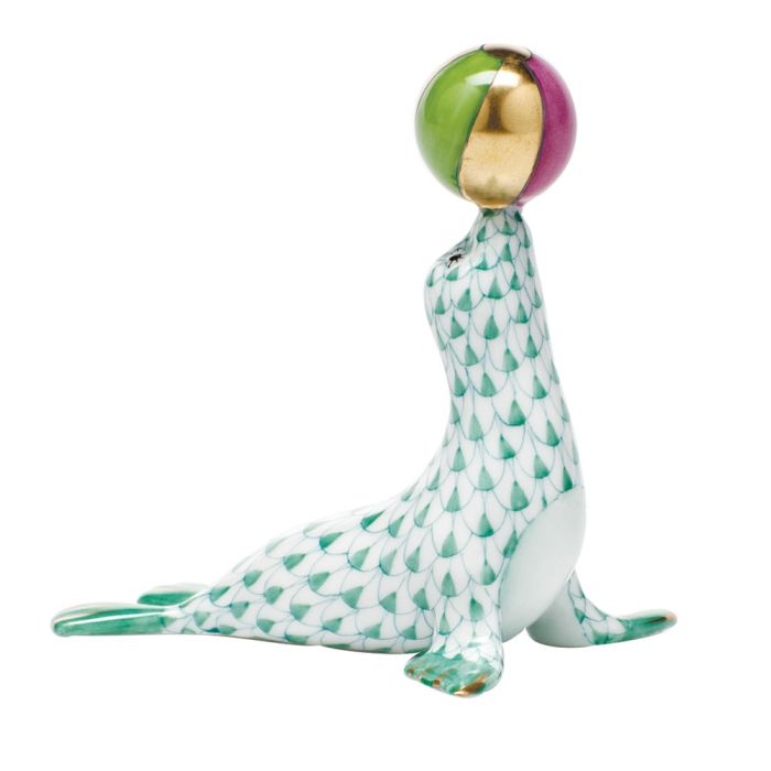 Herend Sea Lion With Ball