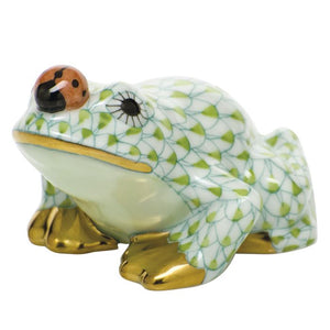 Herend Frog with Ladybug
