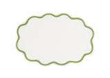Matouk Scallop Edge Oval Placemat- Set of 4