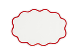 Matouk Scallop Edge Oval Placemat- Set of 4
