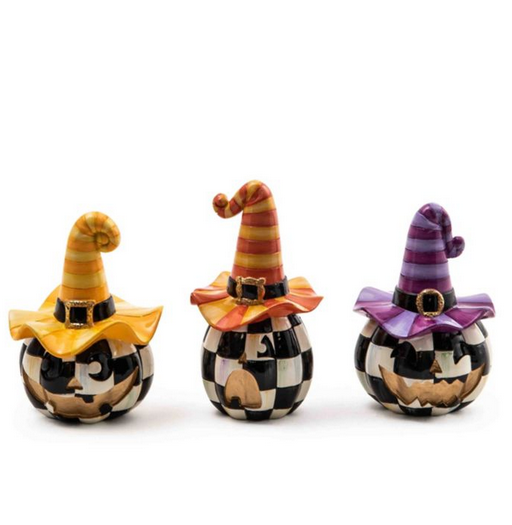 Mini Happy Jack Pumpkins Set of 3
