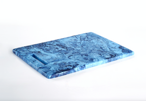 Rect. Chopping Board, Denim Swirl