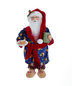 Santa w/ Night Robe and Cookies 17