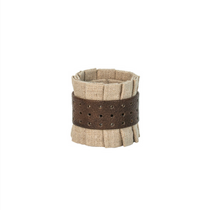 Ruffle Napkin Ring - Natural