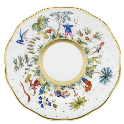 Herend Asian Garden Bold, Dessert Plate