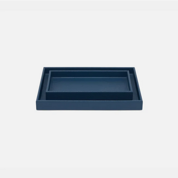 Dannes Nested Trays, S/2 True Navy