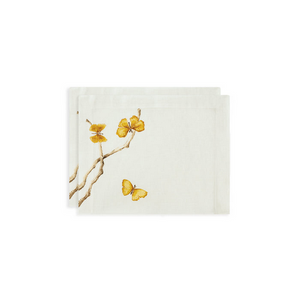 Michael Aram Butterfly Ginkgo Fingertip Towel S/2