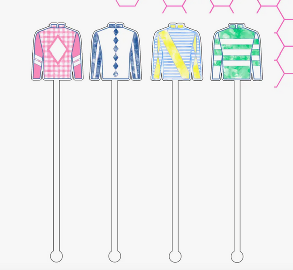 Derby Silk Stir Sticks(set of 4)