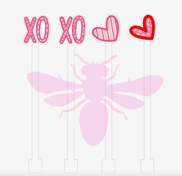 XOXO Stir Sticks (set of 4)