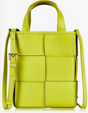 Chloe Mini Leather Shopper- Citron