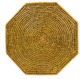 Octagonal Rattan Placemat