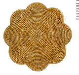 Scallop Rattan Placemat