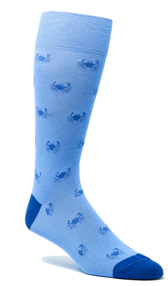Crab Sock (Navy)