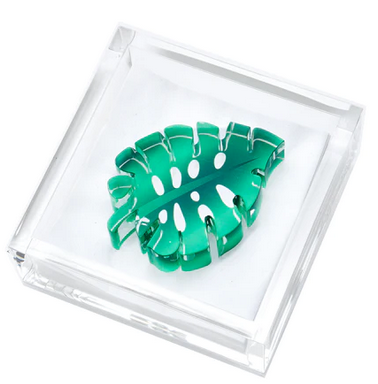 Cocktail Napkin Holder - Monstera Leaf