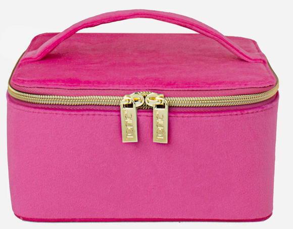 Luxe Velvet Jewelry Cube(Large)- Berry