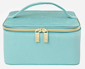 Luxe Velvet Jewelry Cube(Large)- Seafoam