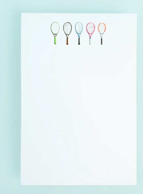Tennis Rackets Notepad