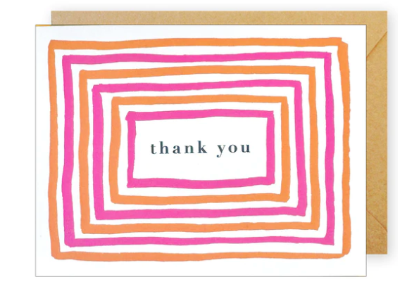 Bright Borders Thanks Boxed Notecards(8ct)