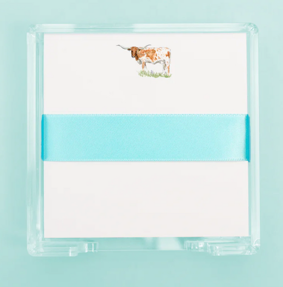 Longhorn Square Desk Set