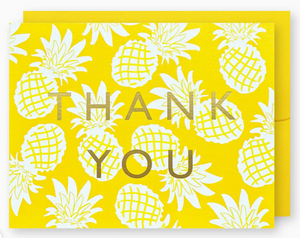 Yellow Pineapples Thanks Boxed Notecards(8ct)