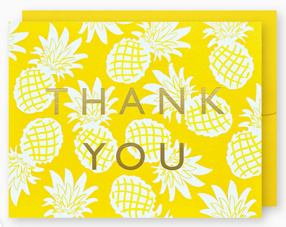 Yellow Pineapples Thanks Boxed Notecards(8ct)