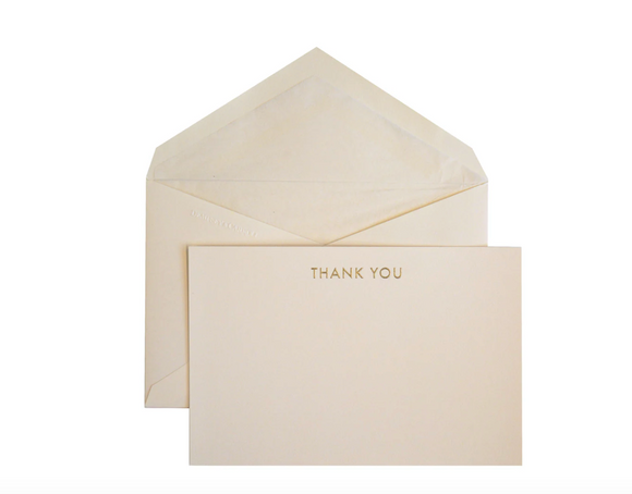Gold Thank You
