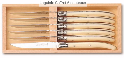 Claude Dozorme Laguiole Knives, Box of 6