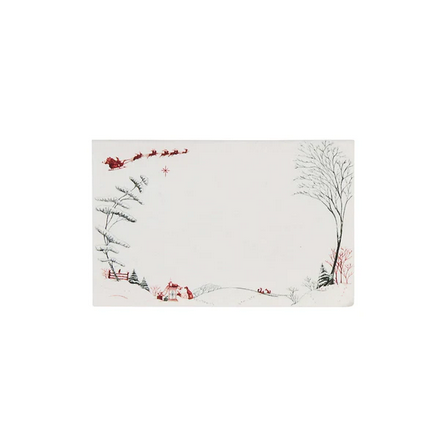 Juliska Country Estate Winter Frolic Place Card Set/12 - Evergreen