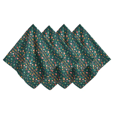 Juliska Klara Napkin Set/4 - Evergreen