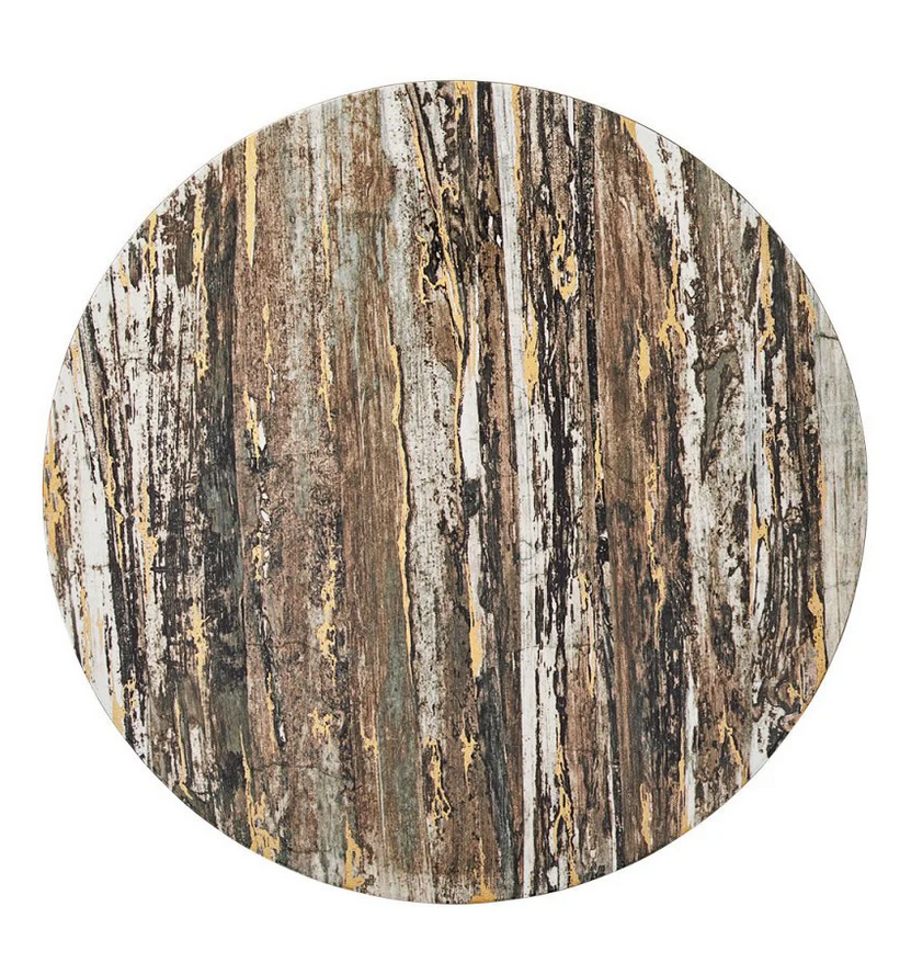 Kim Seybert Weathered Pine Placemat, Ivory/Natural/Gold - DISCONTINUED