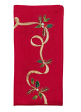 Kim Seybert Xmas Ribbon Napkin