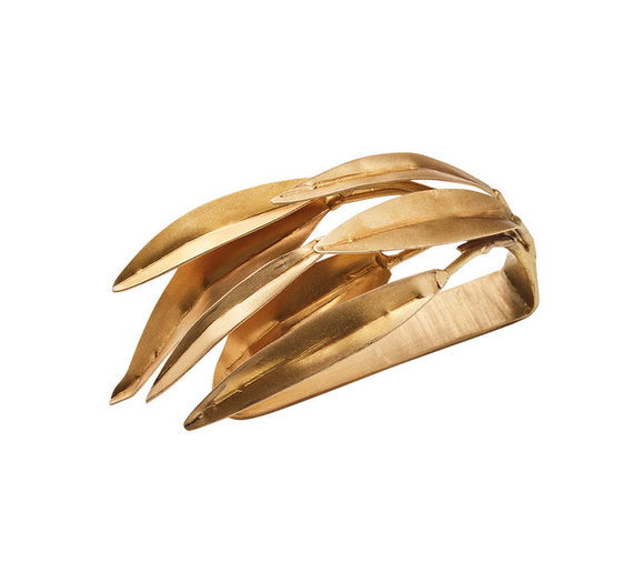 Kim Seybert Verve Napkin Ring in Gold