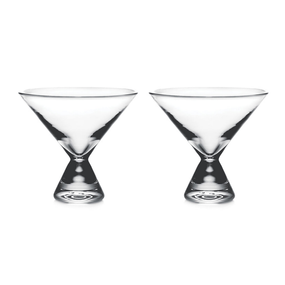 Simon Pearce Westport Martini in Gift Box - Set of 2