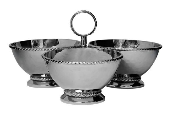 Juliska Graham Triple Cocktail Bowl