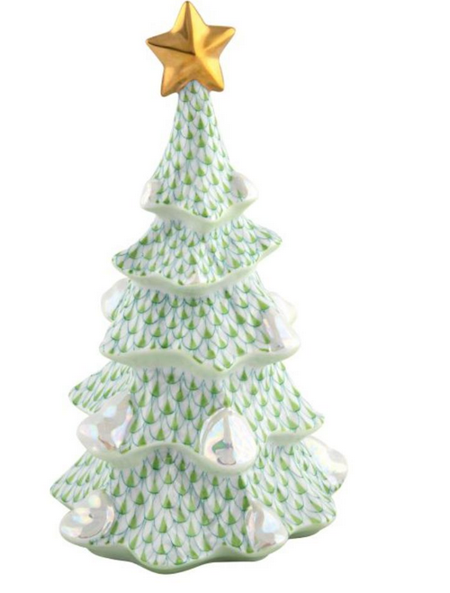 Herend Large Christmas Tree Key Lime