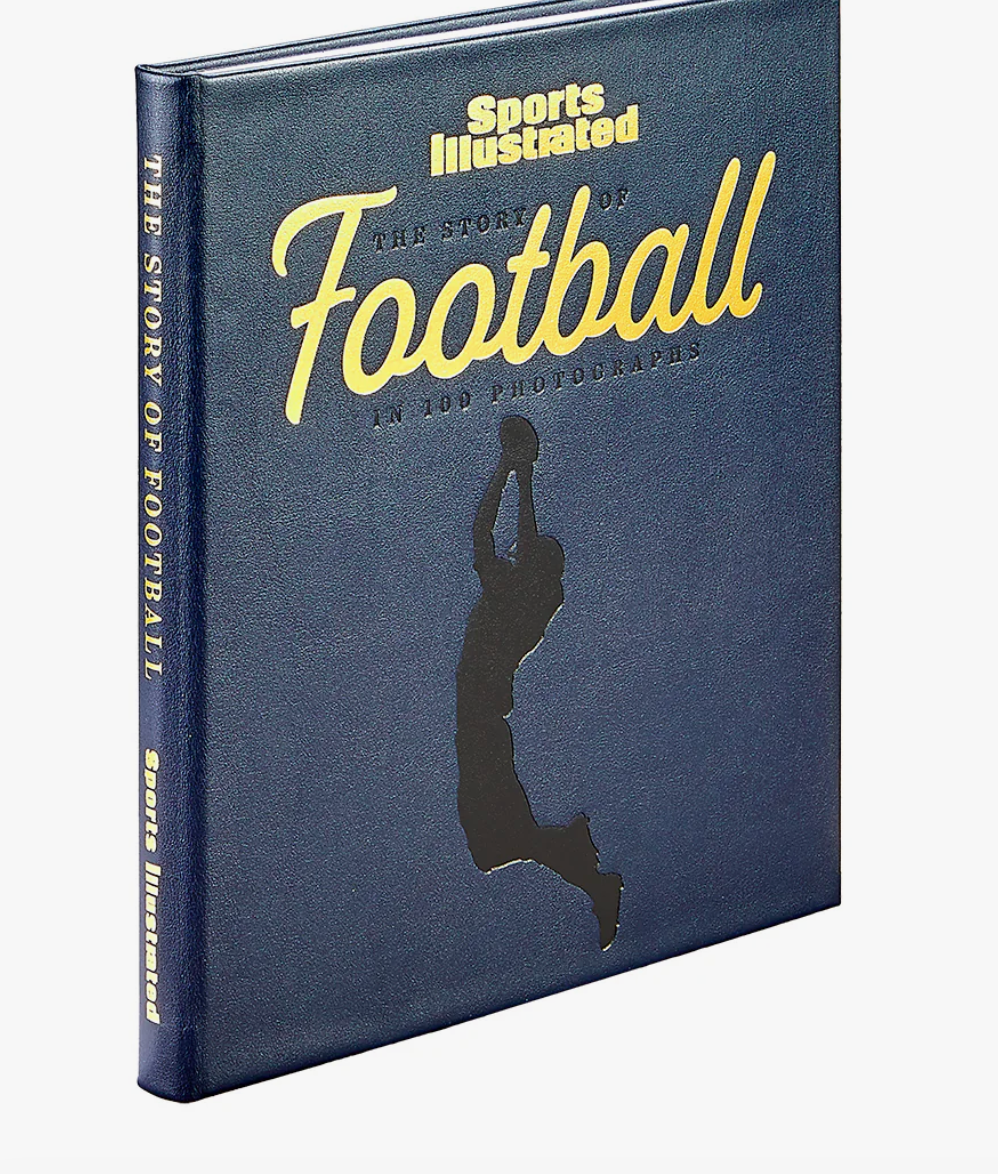 Story of Football-Navy Leather Bonded