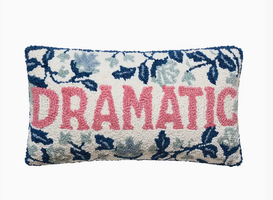 Chinoiserie Dramatic Hook Pillow