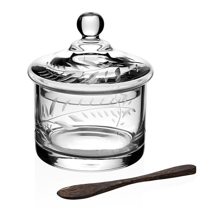 William Yeoward Jasmine Covered Honey with spoon