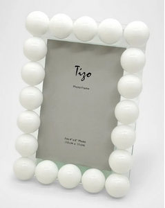 Tizo Crystal Glass Frame - Single Ball White