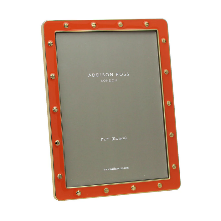 Enamel & Gold Locket Frame 5x7 – The Little House Shop