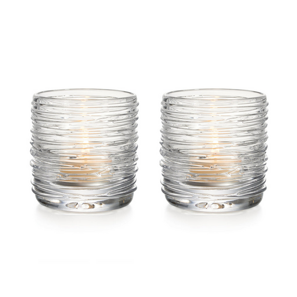 Simon Pearce Echo Lake Tealight, Set of 2