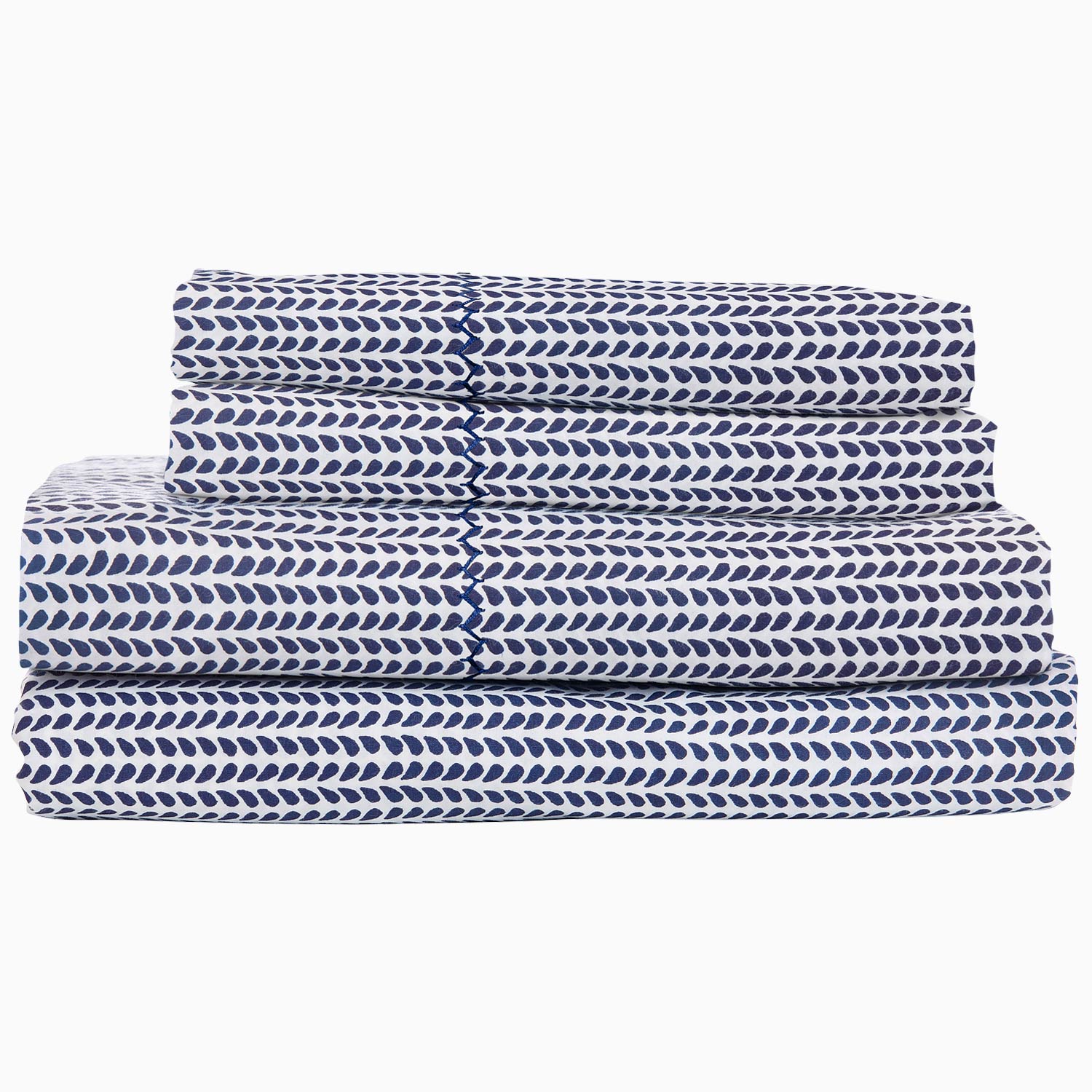 John Robshaw Cinde Light Indigo Organic Sheet Set